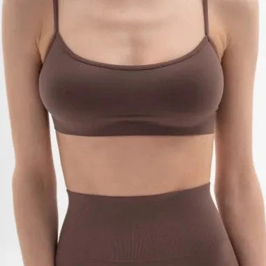 Seamless Bralette (Brown)