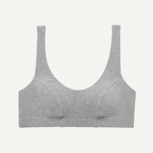 Organic Cotton Scoop Bralette (Lunar)